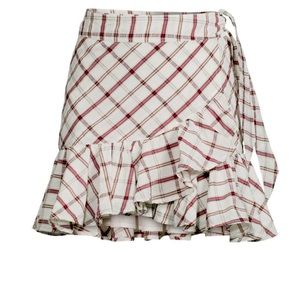 Veronica Beard Memphis Ruffle Mini Skirt